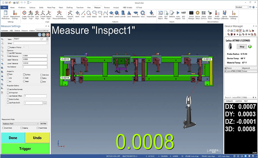 VERISURF Software BUILD inspeccion